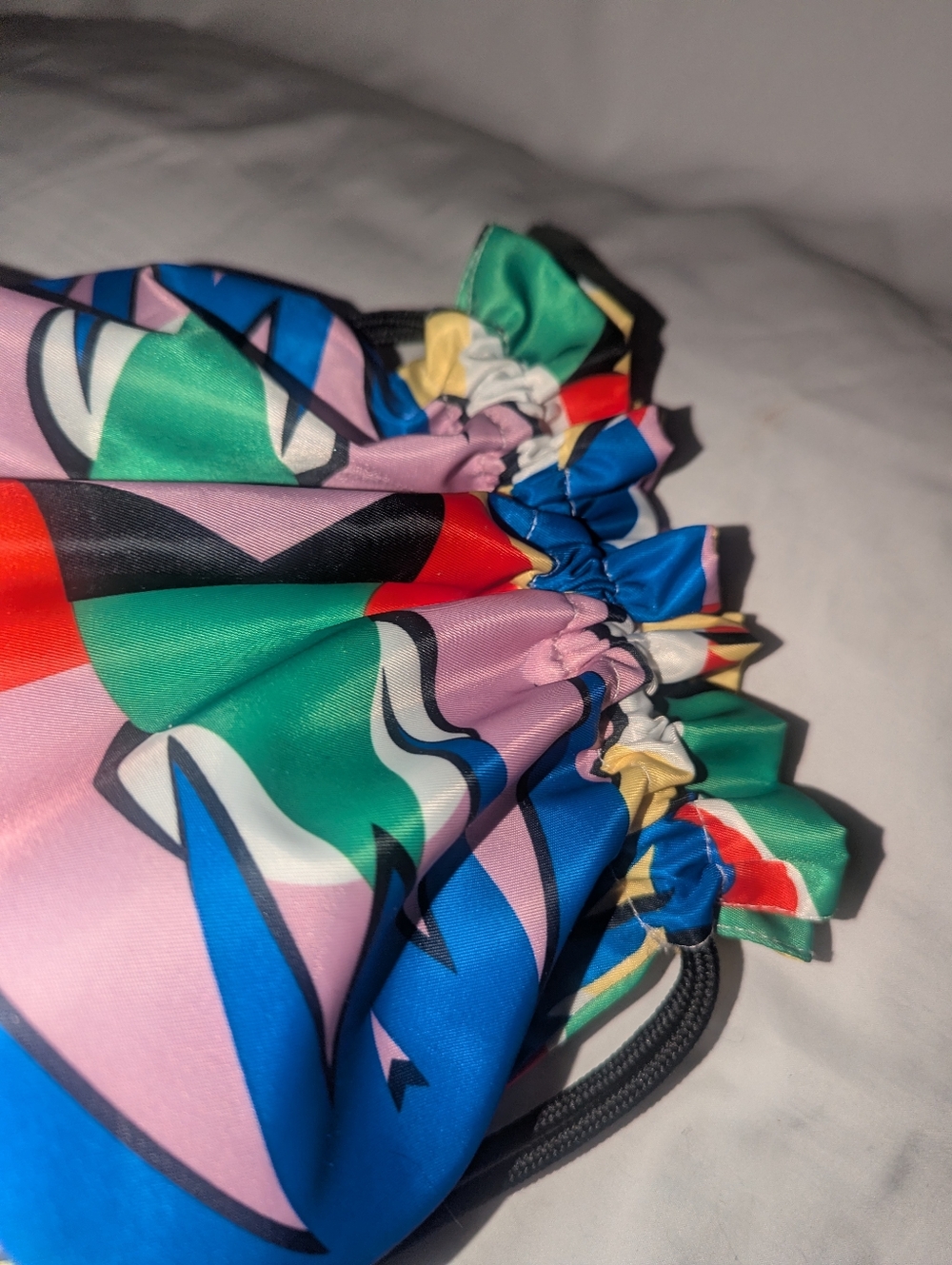 CARPISA Multicolor Floral Drawstring Backpack - Picture 7 of 8